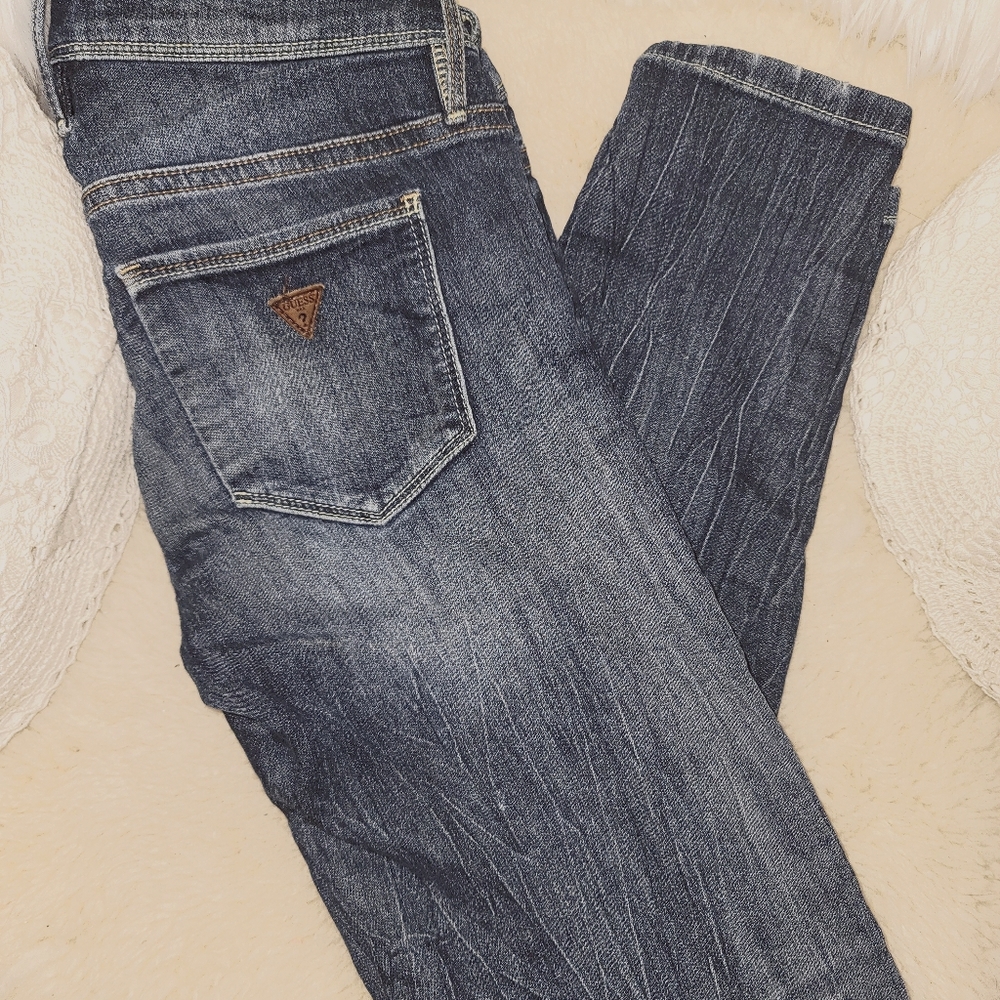 Buy two get one free Guess distressed jeans